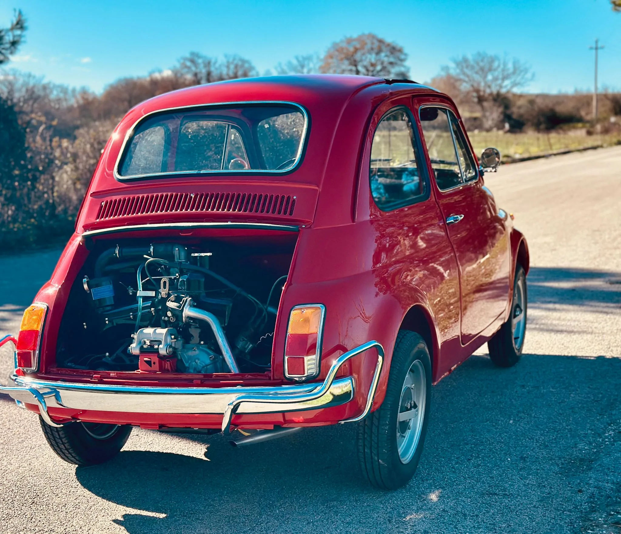 Fiat 500 F interni