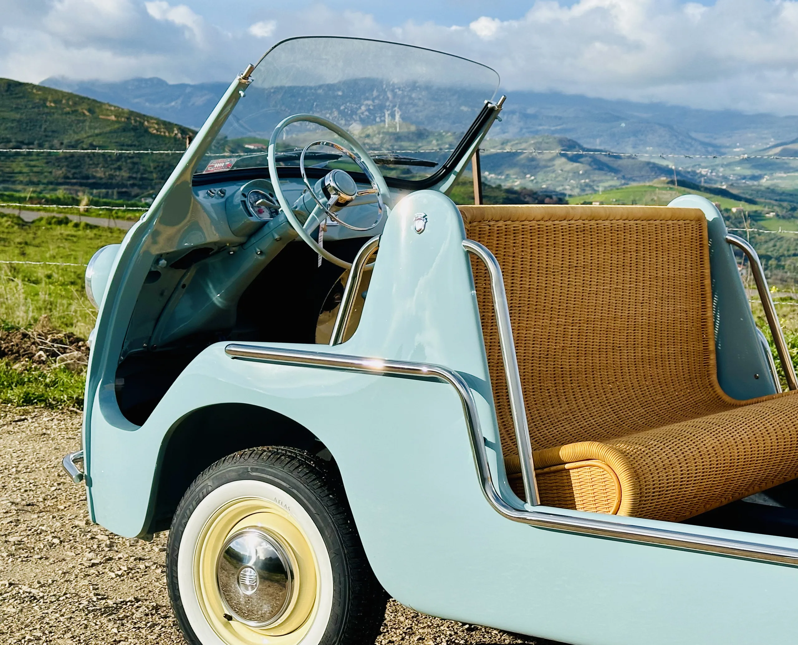 Fiat 600 Multipla Jolly Ghia dettaglio